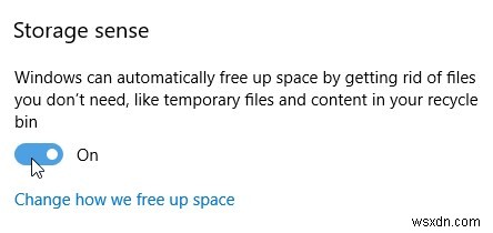 Windows 10 저장소 센스(Storage Sense)로 불필요한 파일 자동 정리하는 방법