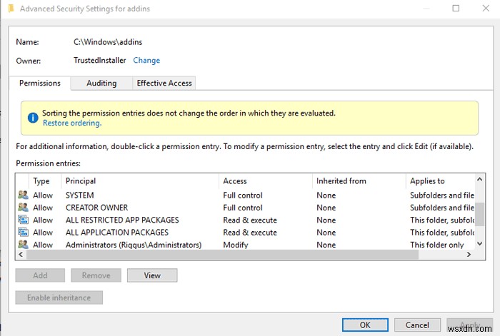 Windows 10에서 파일·폴더 소유권을 가져오는 방법