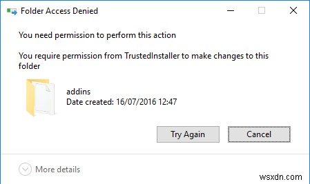 Windows 10에서 파일·폴더 소유권을 가져오는 방법