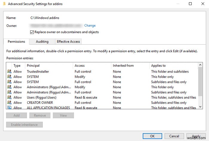 Windows 10에서 파일·폴더 소유권을 가져오는 방법
