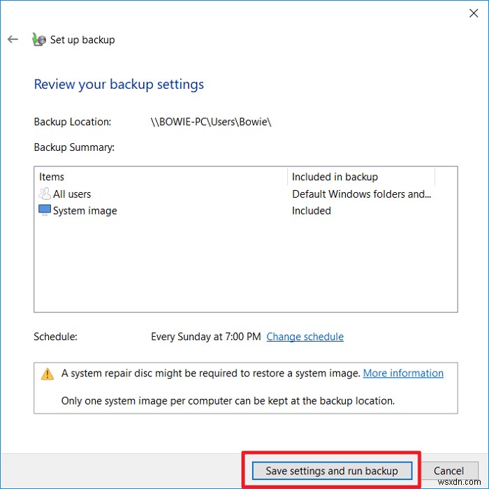 네트워크 드라이브에 Windows 10 백업하는 방법 완벽 가이드