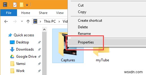 Windows 10 게임 DVR 기본 저장 폴더 위치 변경 방법