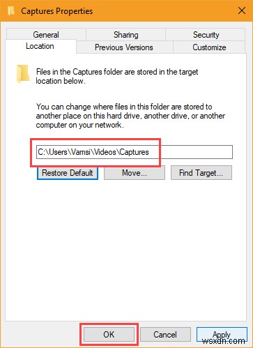 Windows 10 게임 DVR 기본 저장 폴더 위치 변경 방법