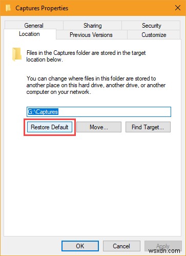 Windows 10 게임 DVR 기본 저장 폴더 위치 변경 방법