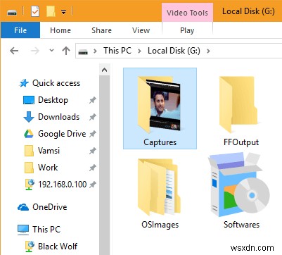 Windows 10 게임 DVR 기본 저장 폴더 위치 변경 방법