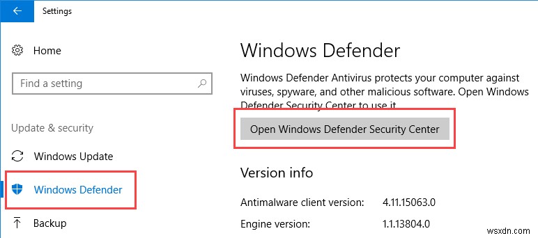 Windows 10 크리에이터스 업데이트에서 예전 Windows Defender 인터페이스 되돌리는 방법