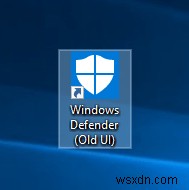 Windows 10 크리에이터스 업데이트에서 예전 Windows Defender 인터페이스 되돌리는 방법