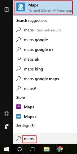 Windows 10에서 빙 지도(Bing Maps)를 오프라인으로 사용하는 방법