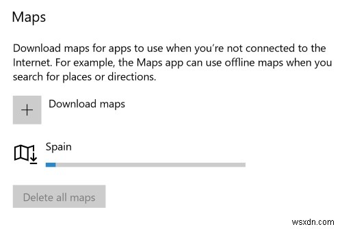 Windows 10에서 빙 지도(Bing Maps)를 오프라인으로 사용하는 방법