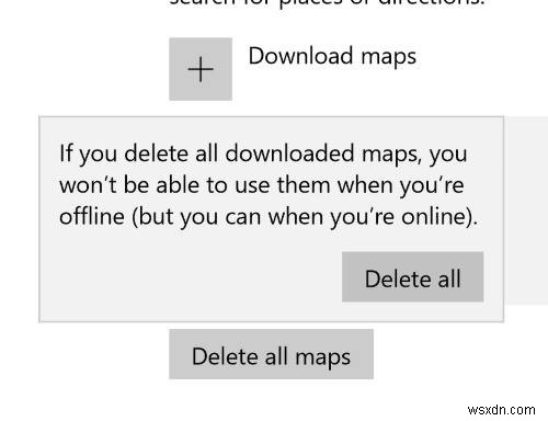 Windows 10에서 빙 지도(Bing Maps)를 오프라인으로 사용하는 방법