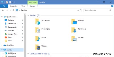 Windows 10 파일 탐색기에서 3D 개체 폴더 제거 및 복원 방법