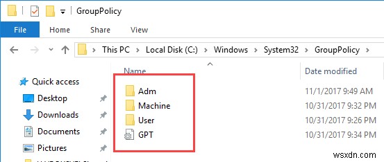 Windows 10에서 로컬 그룹 정책 편집기 설정 백업 및 복원하는 방법
