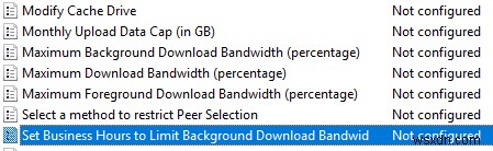 특정 시간대에만 Windows 업데이트 대역폭을 제한하는 방법
