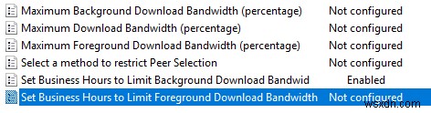 특정 시간대에만 Windows 업데이트 대역폭을 제한하는 방법