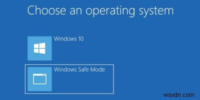 Windows 10 부팅 메뉴에 안전 모드 추가하는 방법