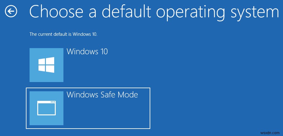 Windows 10 부팅 메뉴에 안전 모드 추가하는 방법