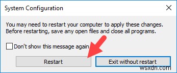 Windows 10 부팅 메뉴에 안전 모드 추가하는 방법
