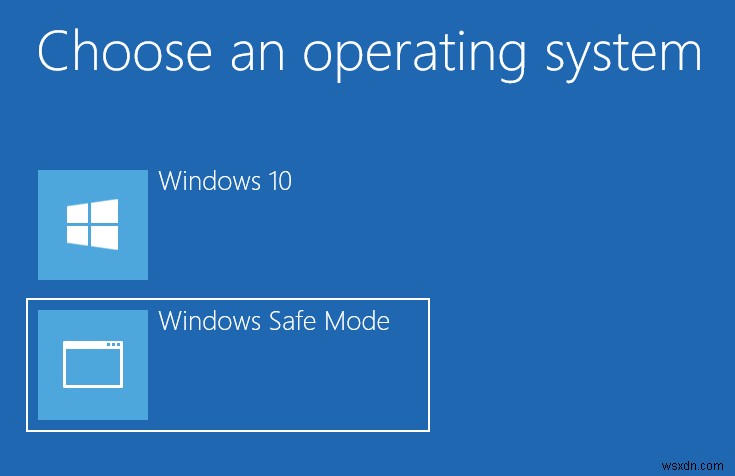 Windows 10 부팅 메뉴에 안전 모드 추가하는 방법