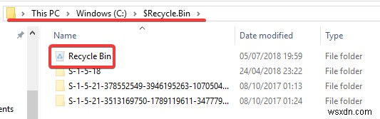 Windows 10에서 사라진 휴지통 복구하는 방법