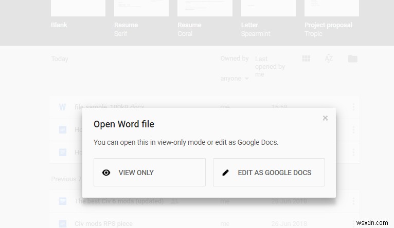 마이크로소프트 오피스 없이 DOCX 파일을 여는 4가지 방법