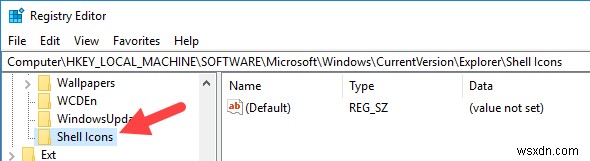 Windows 10에서 바로 가기 화살표 아이콘 변경하는 방법