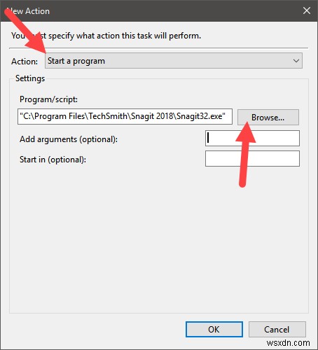 Windows 작업 스케줄러에서 예약 작업을 지연 실행하는 방법