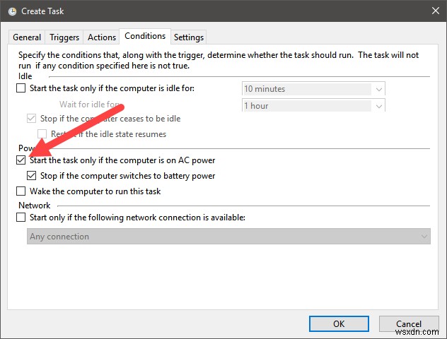 Windows 작업 스케줄러에서 예약 작업을 지연 실행하는 방법