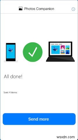 Photos Companion으로 빠르고 쉽게 Windows PC에 사진 전송하기
