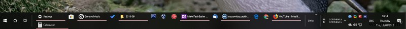 Windows 10 작업 표시줄을 더 편리하게 만드는 7가지 사용자 지정 방법