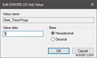 Windows 10에서 앱 실행 추적 기능을 비활성화하는 방법