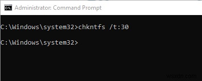 Windows에서 CHKDSK 카운트다운 시간을 변경하는 방법