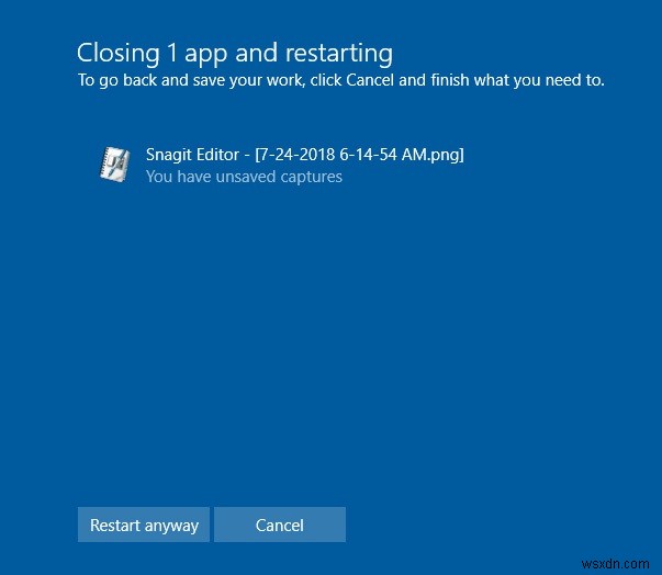 Windows 종료 시 실행 중인 앱을 자동으로 강제 종료하는 방법