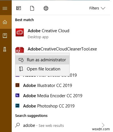 윈도우 10 PC에서 Adobe Creative Cloud 제품 완벽하게 제거하는 방법