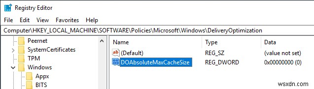Windows 10 배달 최적화 캐시 크기와 보관 기간 변경하는 방법