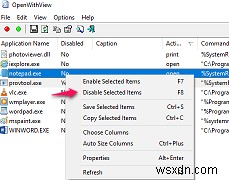 Windows 연결 프로그램 목록에서 불필요한 앱 제거하는 방법