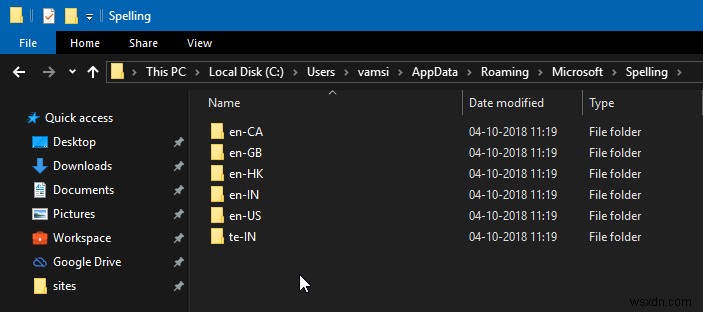 Windows 10에서 사용자 사전에 단어를 추가하거나 삭제하는 방법