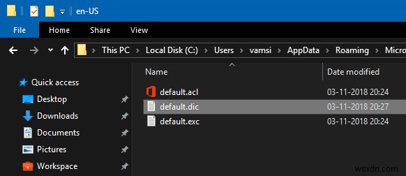 Windows 10에서 사용자 사전에 단어를 추가하거나 삭제하는 방법