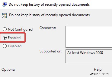 Windows 10에서 최근 사용한 항목 및 자주 사용하는 폴더 표시 끄는 방법