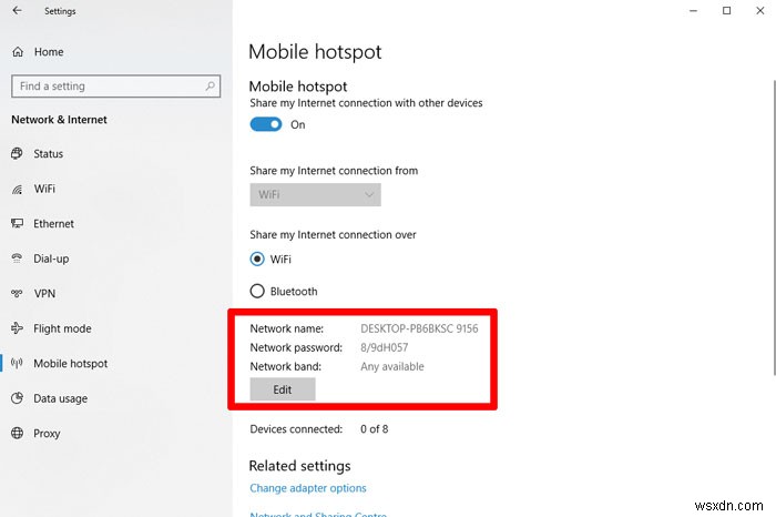 Windows 10 PC를 Wi-Fi 모바일 핫스팟으로 활용하는 방법