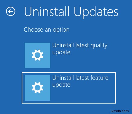 PC가 부팅되지 않을 때 Windows 10 업데이트 제거하는 방법