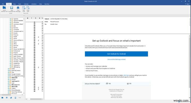 Stellar Converter for OST, Outlook 데이터를 위한 만능 멀티툴