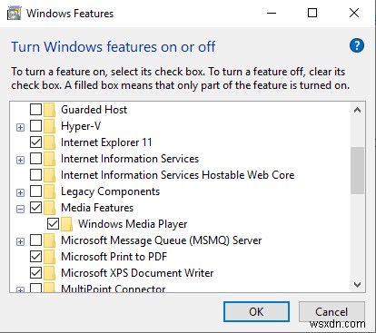 Windows 10에서 Windows Media Player 12 다운로드 및 활성화하는 방법