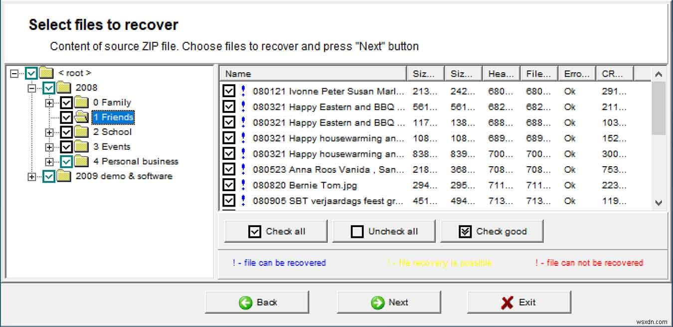 손상된 ZIP 파일 복구, Recovery Toolbox for ZIP로 해결하세요