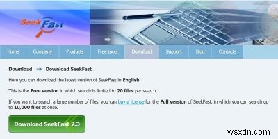 SeekFast – 모든 파일 속 텍스트를 한 번에 찾아주는 강력한 검색 도구
