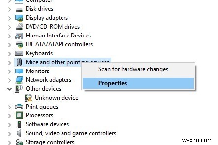Windows 10에서 왼쪽 마우스 버튼이 작동하지 않을 때 해결하는 방법