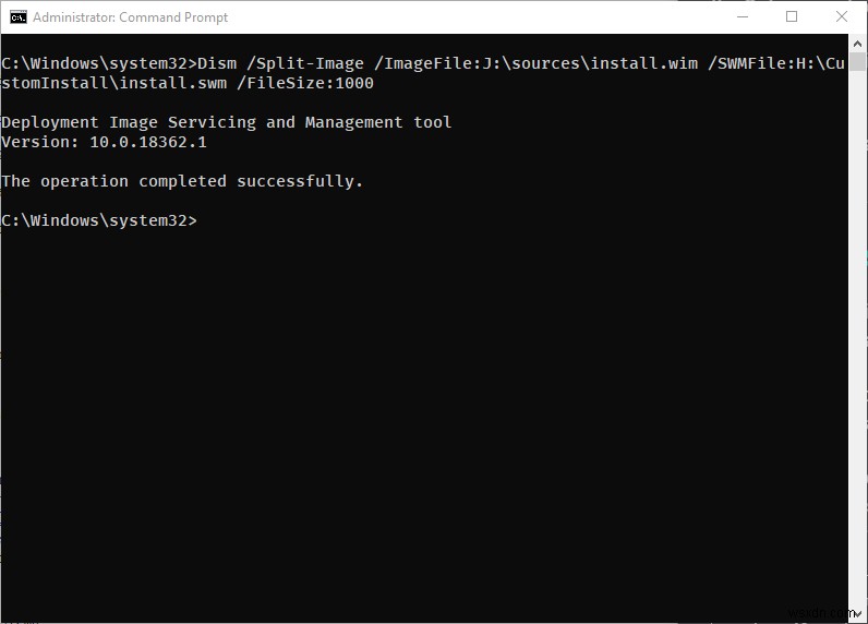 4GB 넘는 install.wim 파일 분할 방법 (GImageX · DISM 명령어)
