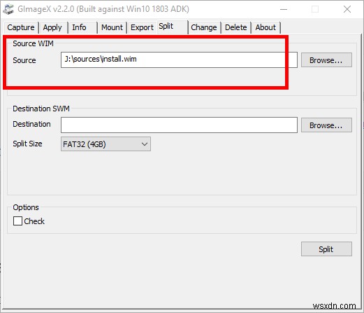 4GB 넘는 install.wim 파일 분할 방법 (GImageX · DISM 명령어)