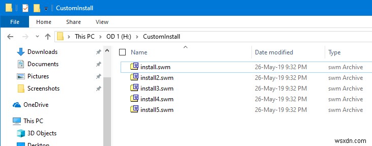 4GB 넘는 install.wim 파일 분할 방법 (GImageX · DISM 명령어)