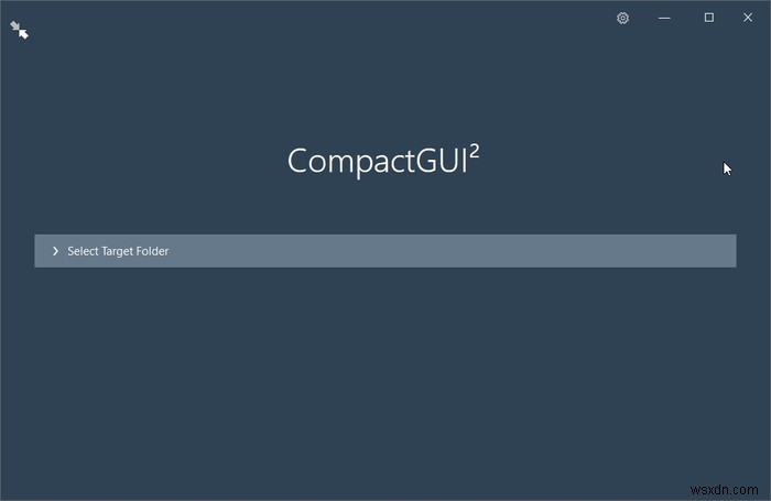 CompactGUI로 하드디스크 공간 무료로 확보하는 방법