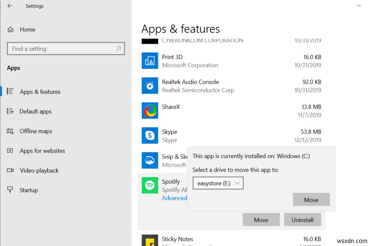 Windows 프로그램을 다른 드라이브로 이동하는 4가지 방법